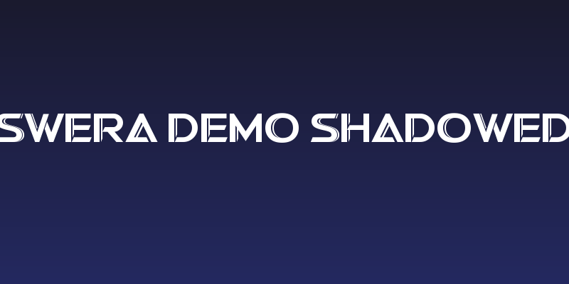 Swera Demo Shadowed Social Header