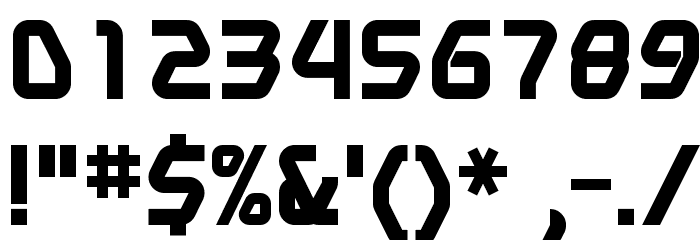Swerve Bold Font OTHER CHARS