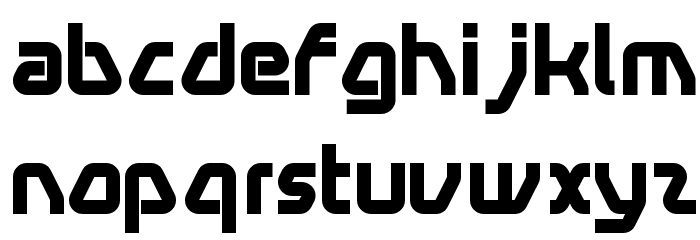 Swerve Bold Font LOWERCASE