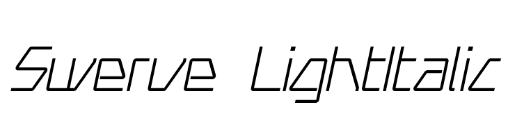 Swerve  LightItalic  Fuentes Gratis Descargar