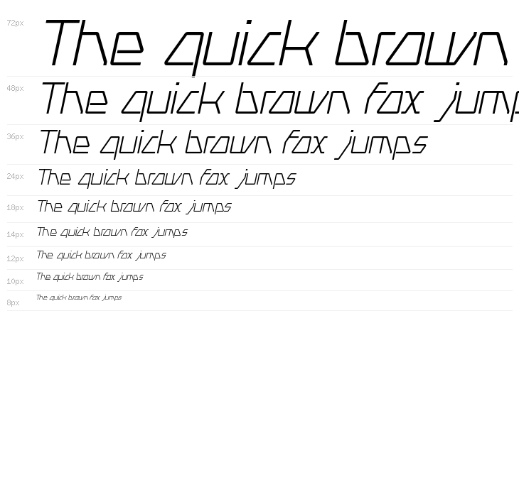 Swerve  LightItalic Waterfall