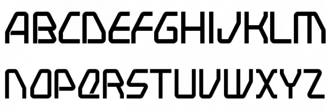 Swerve Schriftart Groß