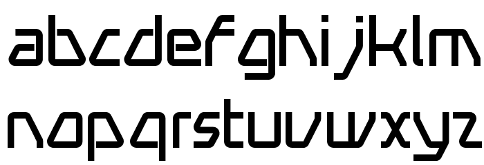 Swerve Font LOWERCASE