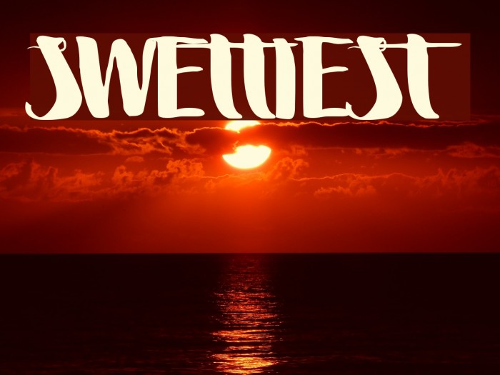 Swettiest Font examples