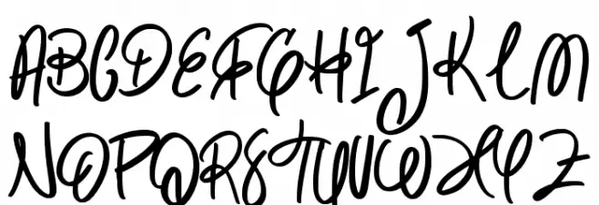 Swift Gorgeous Font Litere mari