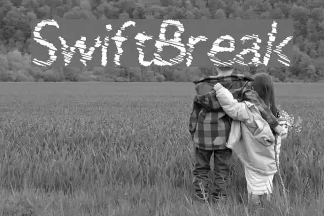 SwiftBreak Font examples