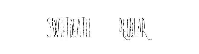 SwiftDeath-Regular  नि: शुल्क फ़ॉन्ट्स डाउनलोड