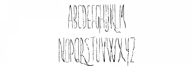 SwiftDeath-Regular Font Litere mari