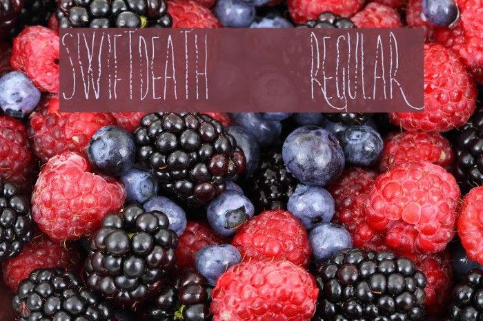 SwiftDeath-Regular Font examples