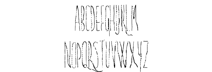 SwiftDeath-Regular Font LOWERCASE
