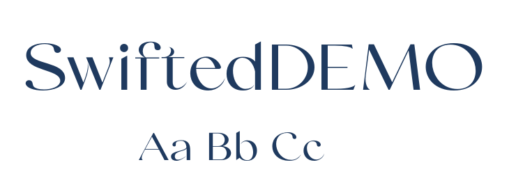 SwiftedDEMO Font Preview