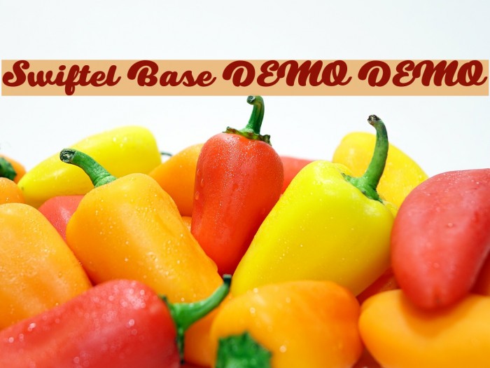 Swiftel Base DEMO DEMO Font examples