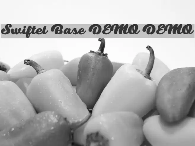 Swiftel Base DEMO DEMO Font examples