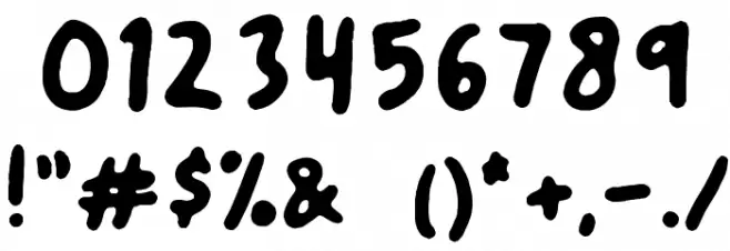 Swiftone Font OTHER CHARS