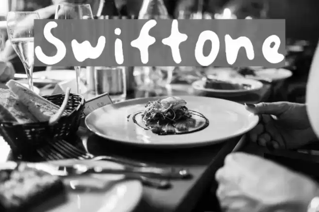 Swiftone Font examples