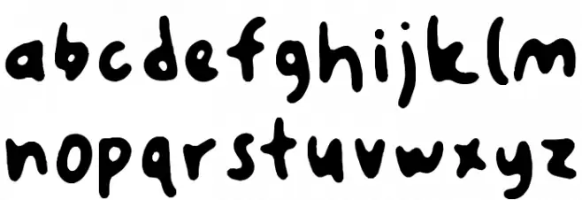 Swiftone フォント 小文字