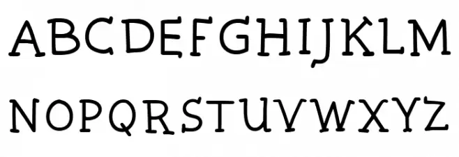 Swiming Frog Regular Schriftart Groß