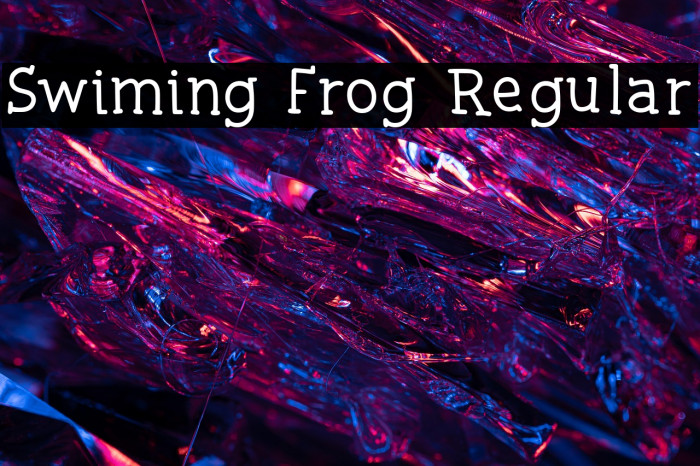 Swiming Frog Regular Example 3