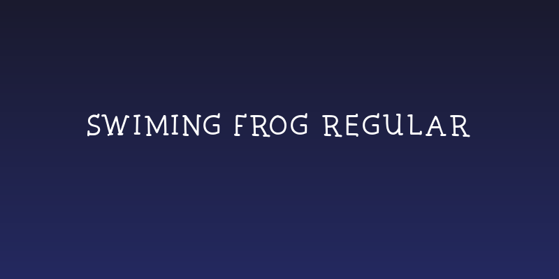Swiming Frog Regular Social Header