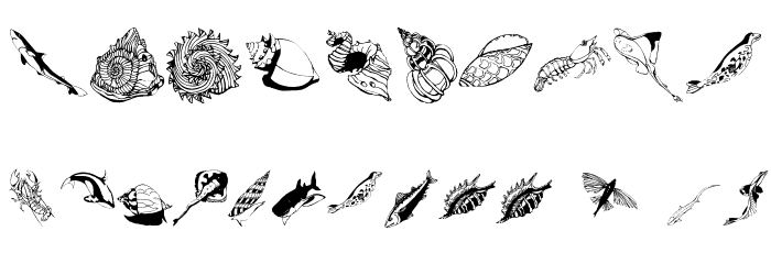 SwimmingBeautys Font OTHER CHARS