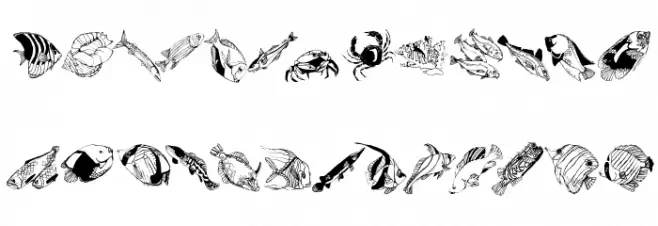 SwimmingBeautys Font Litere mari