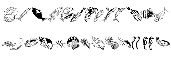 SwimmingBeautys Font LOWERCASE