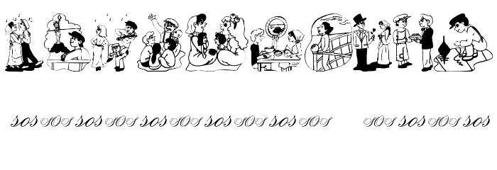 SwimmingHotelTitanic Font OTHER CHARS
