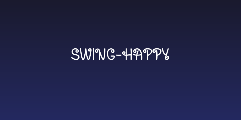 Swing-Happy Social Header