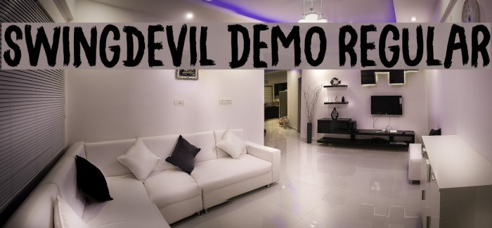 Swingdevil DEMO Regular Font examples