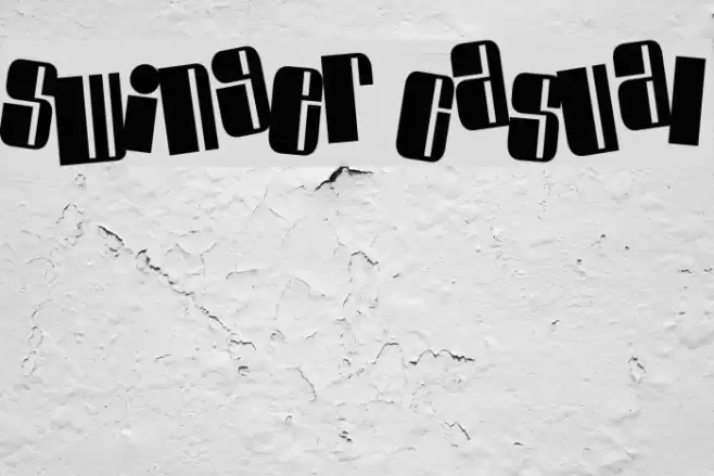 Swinger Casual Font examples
