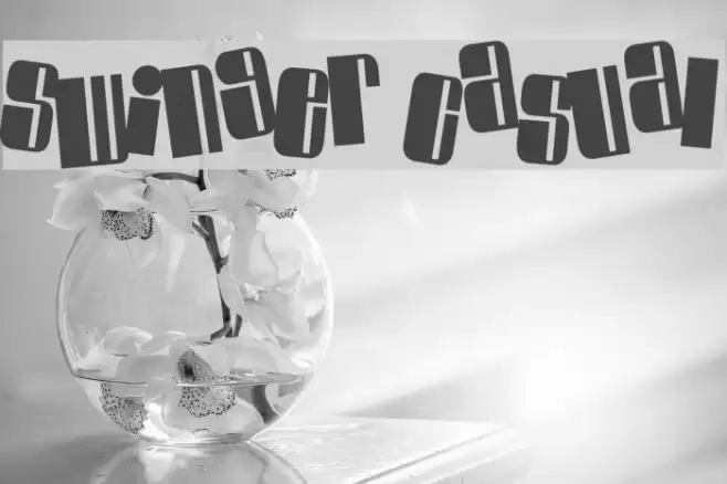 Swinger Casual Font examples