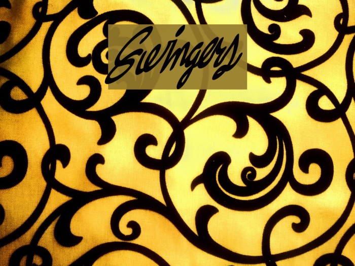Swingers Font examples