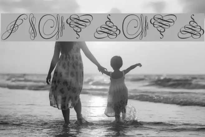 Swinging Font examples