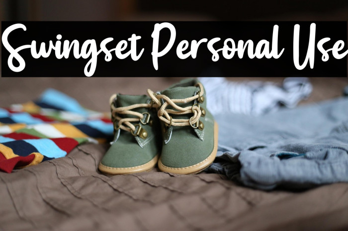 Swingset Personal Use Example 1