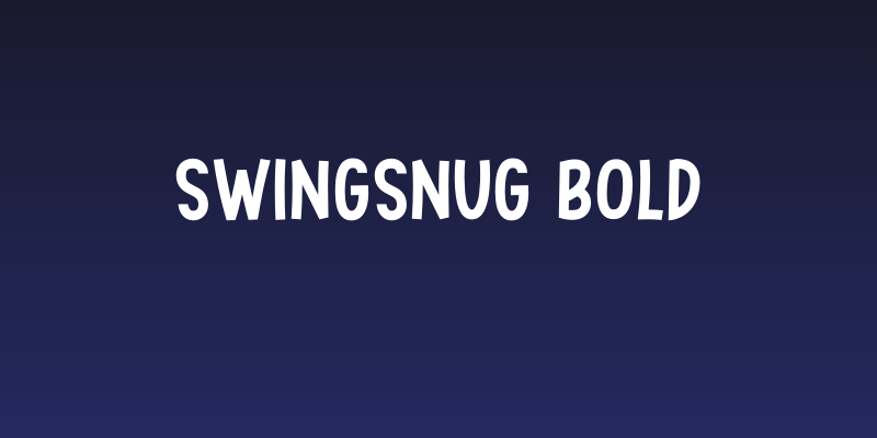 Swingsnug Bold Social Header