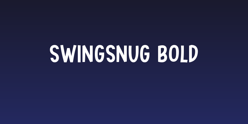 Swingsnug Bold Social Header