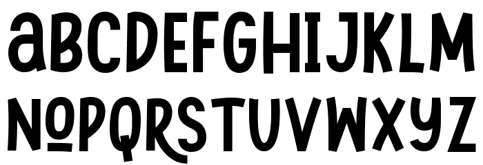 Swingsnug Bold Font LOWERCASE