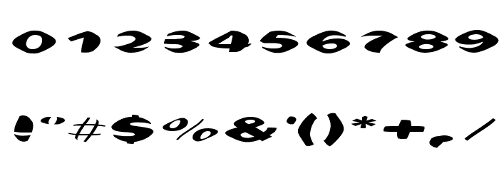 Swink Font OTHER CHARS