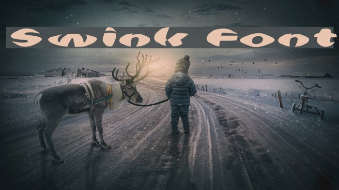 Swink Font examples