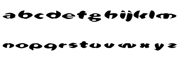 Swink Font LOWERCASE