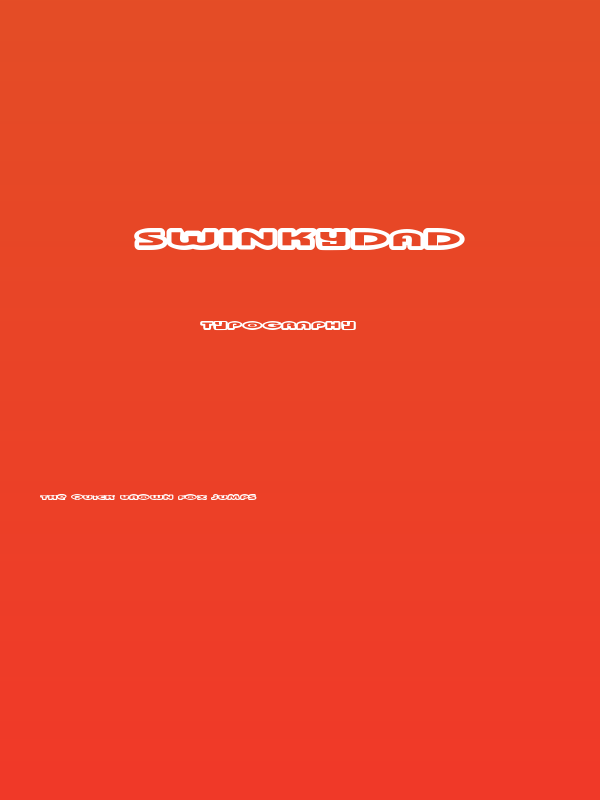 Swinkydad Poster