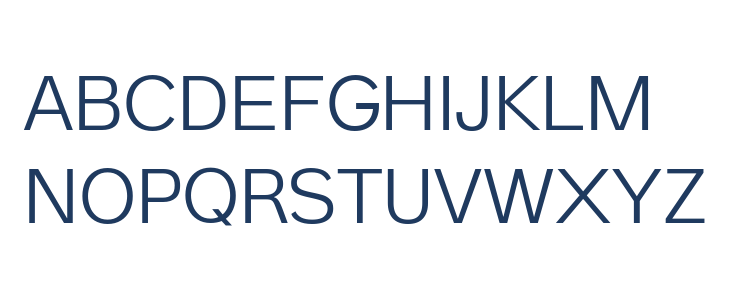 Swinston Sans Demo Regular Uppercase