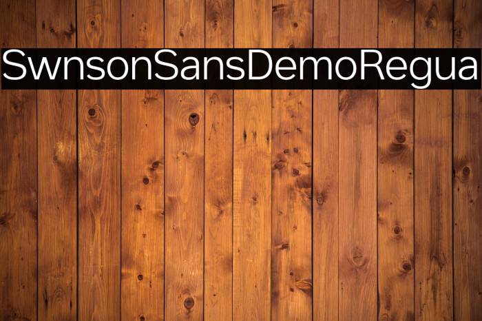 Swinston Sans Demo Regular Example 1
