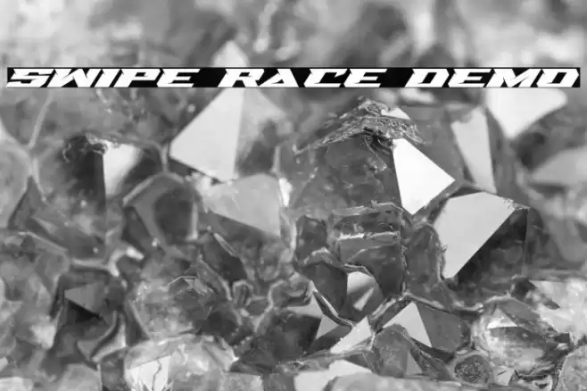 Swipe Race Demo Font examples