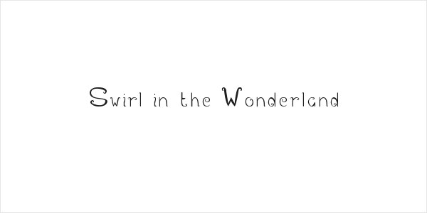 Swirl in the Wonderland Logo
