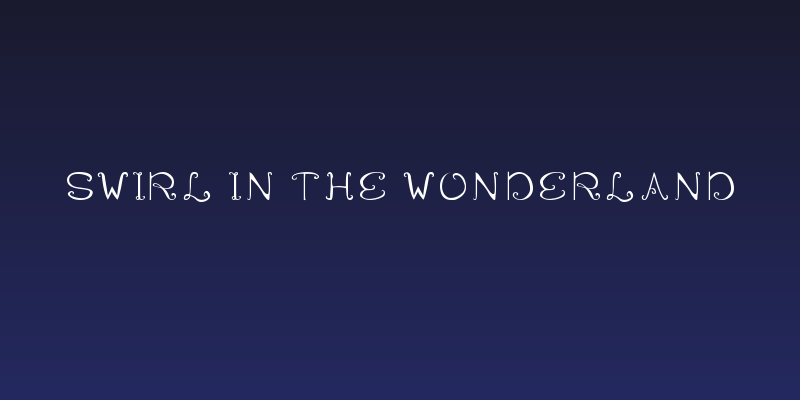 Swirl in the Wonderland Social Header