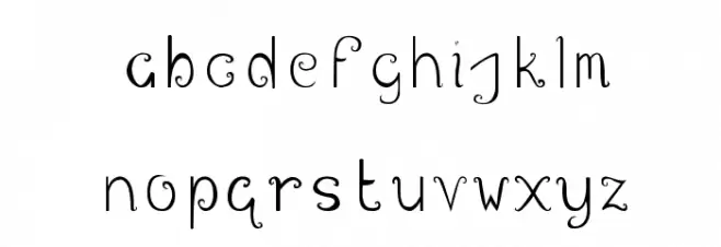 Swirl in the Wonderland 字体 小写