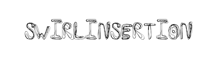 SwirlInsertion Font