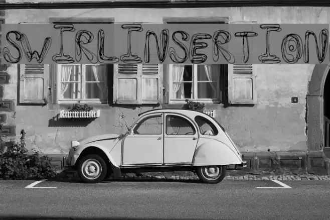 SwirlInsertion Font examples