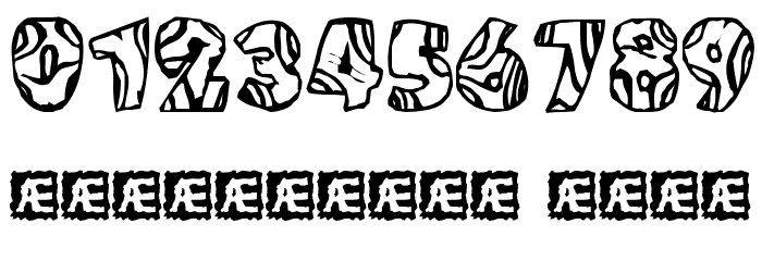 Swirled BRK Font OTHER CHARS